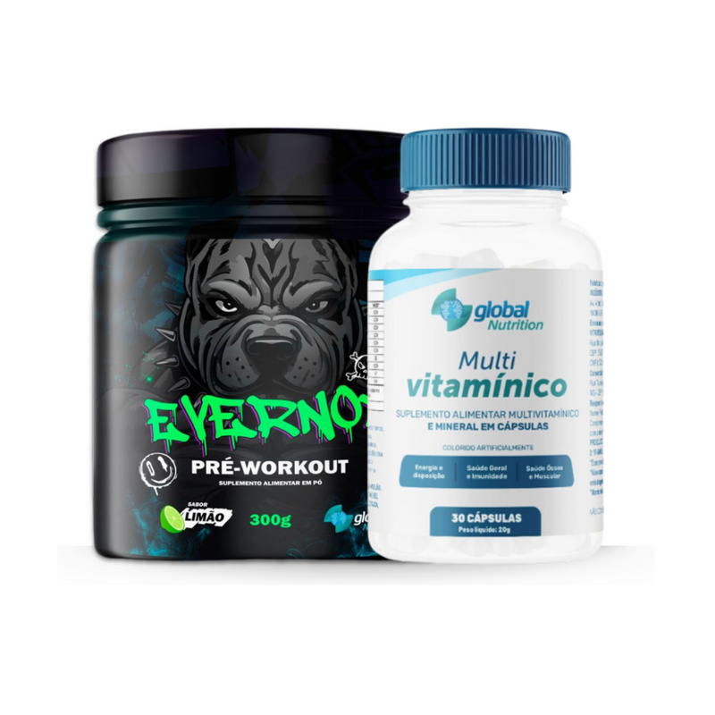 Kit Rotina Inteligente – Multivitamínico + Pré-Treino (Lançamento)