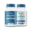 Kit Imunidade & Vitalidade GlobalNutrition - Multi Vitamínico + NutriVitta Hair