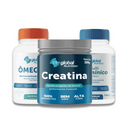 Kit Ultra Performance GlobalNutrition - Creatina + Multivitamínico + Ômega 3