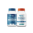 Kit Saúde & Vitalidade GlobalNutrition – Tri-Magnésio + Ômega 3