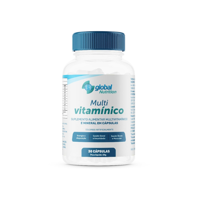 Multi Vitamínico Global Nutrition – 30 cápsulas